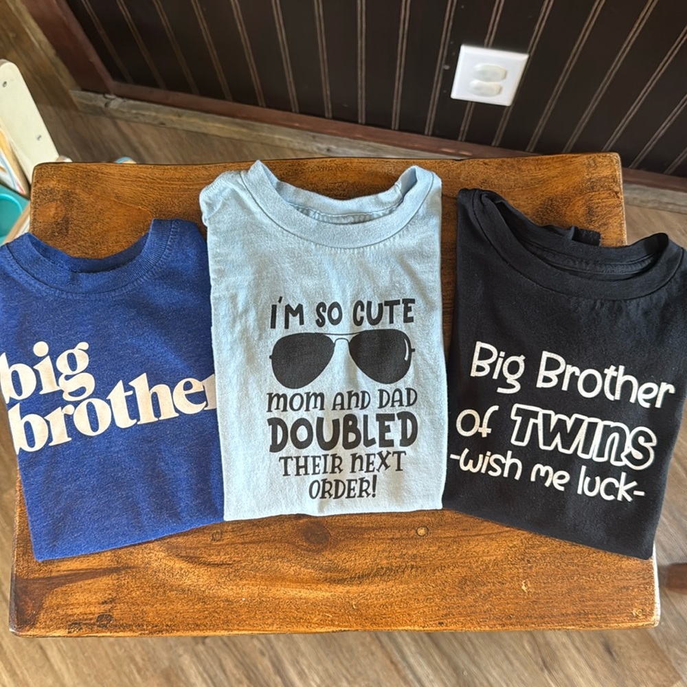 Big Brother to Twins Bundle - 3T